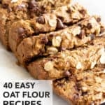 40 Easy Oat Flour Recipes short pin image